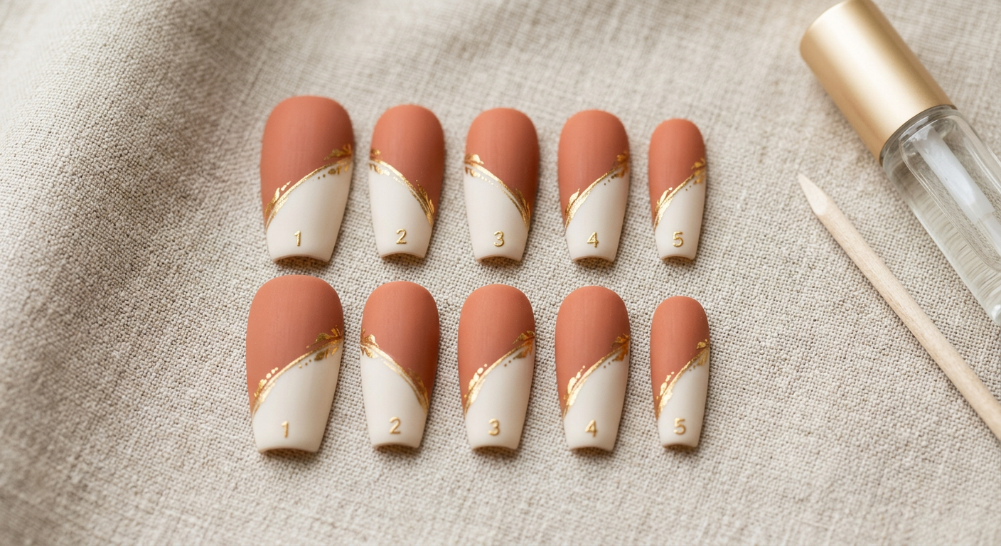 Terra Block — Coffin · Matte terracotta colorblock